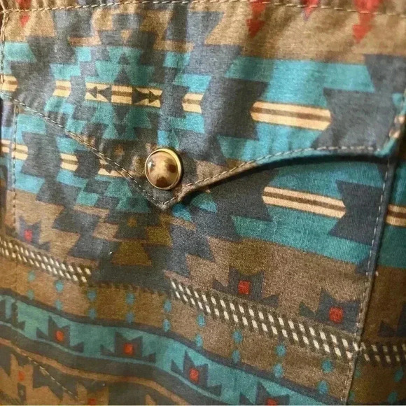 New Men’s Roper LS Horizontal Print Shirt XL - Picture 10 of 12